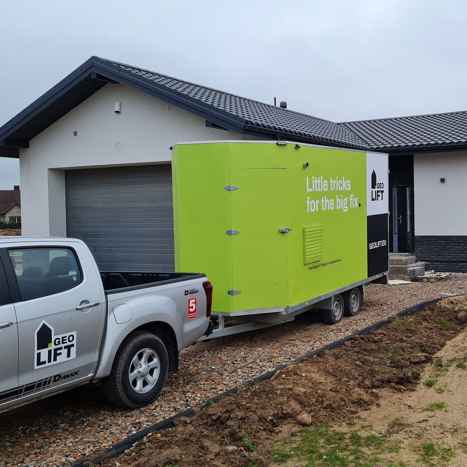 GEOLIFT injection equipment for floor lifting and ground stabilisation