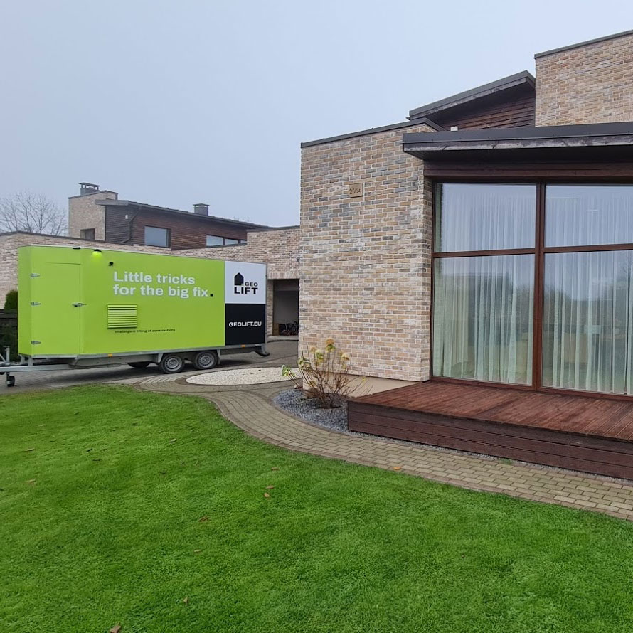 Residential floor stabilisation and foundation repair using Geolift technology