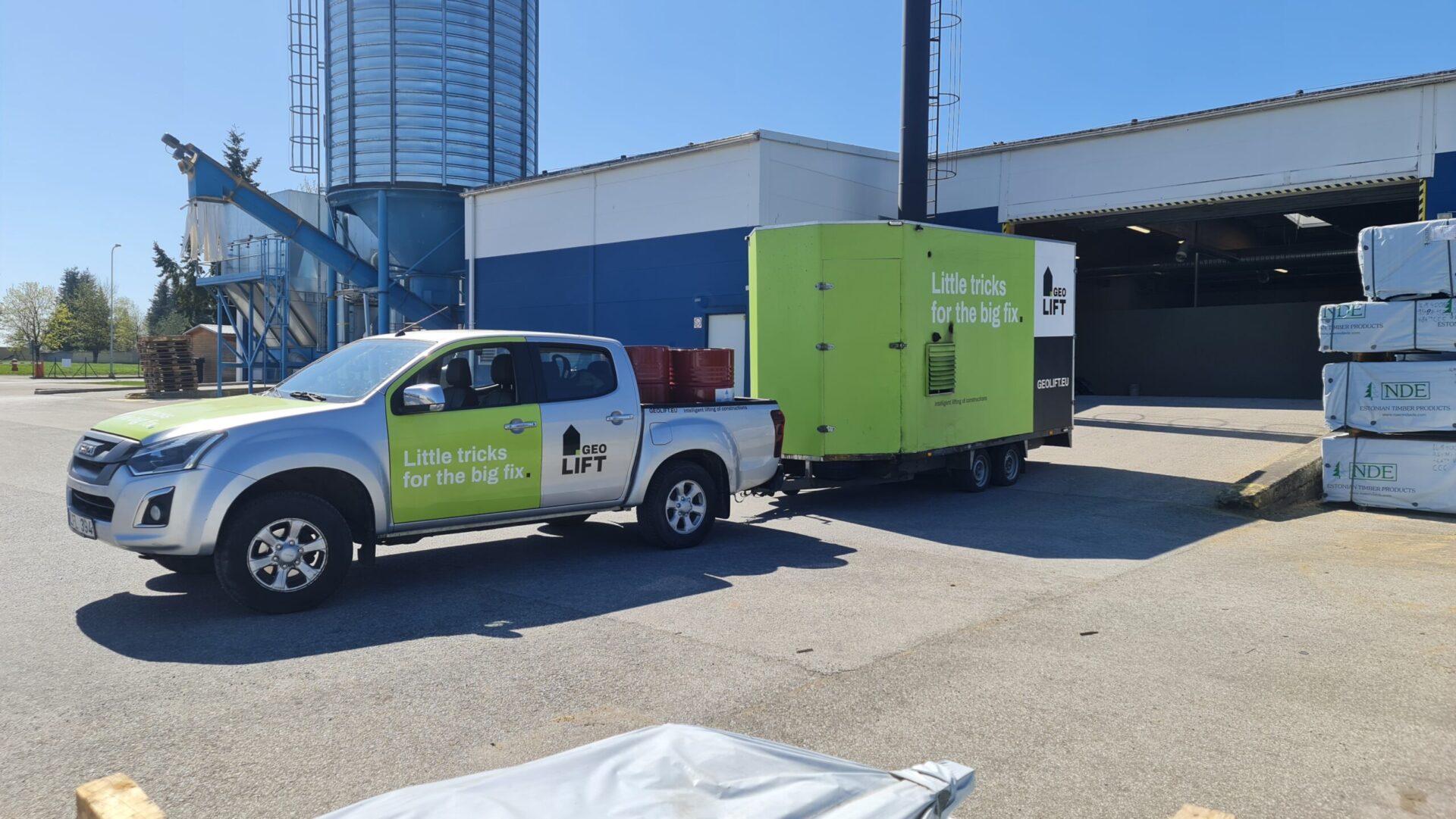 Ground improvement applications in warehouses and logistics facilities