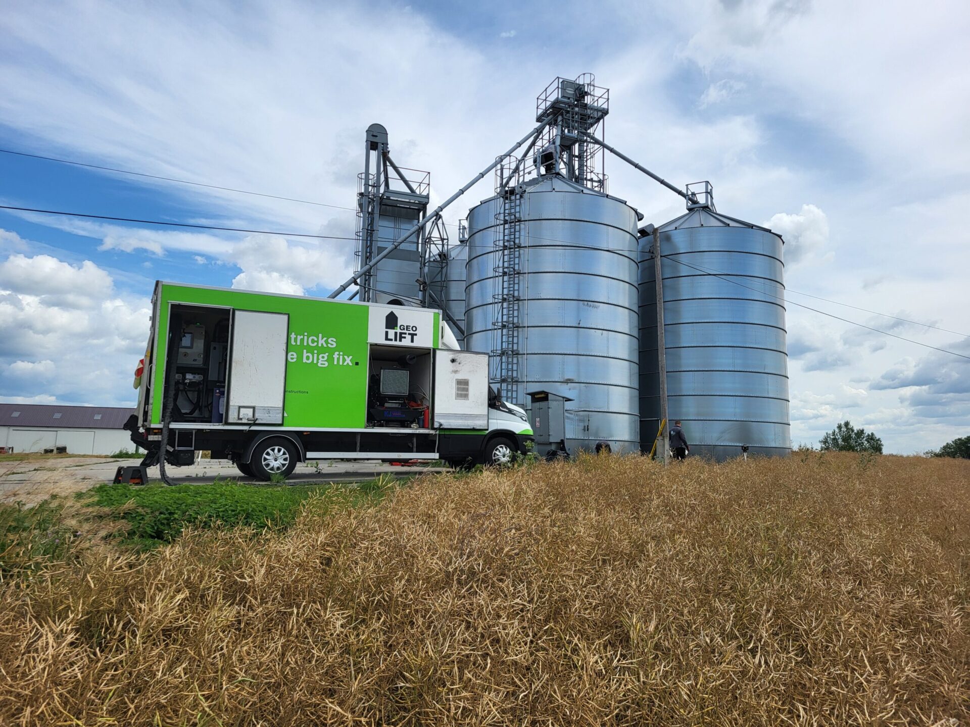 Ground improvement for agricultural structures