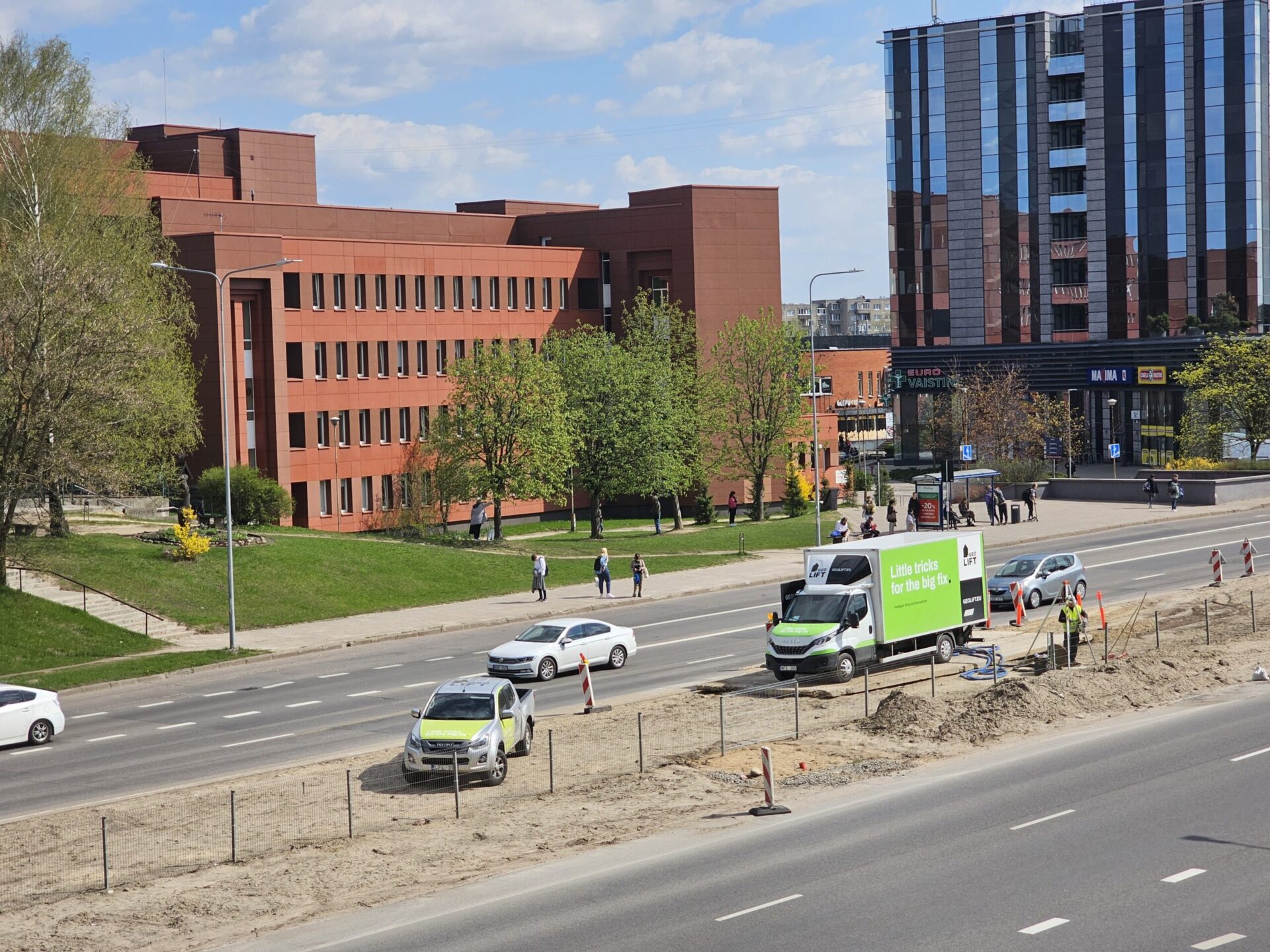 GEOLIFT geopolymer injection technology applied to infrastructure foundation stabilization