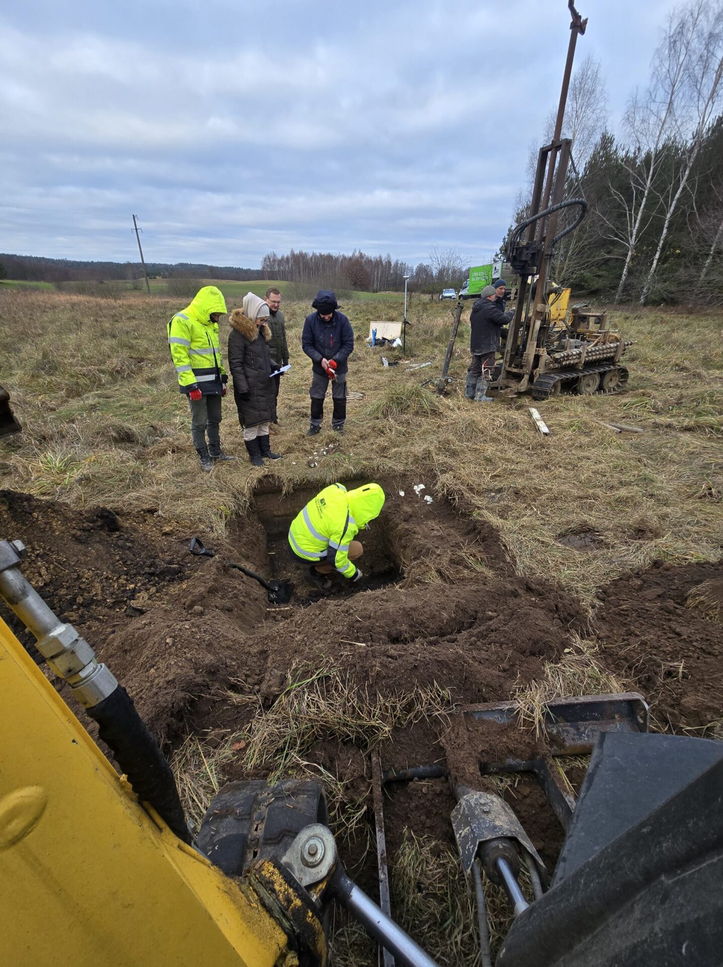 Geotechnical field testing for geopolymer injection soil strengthening research