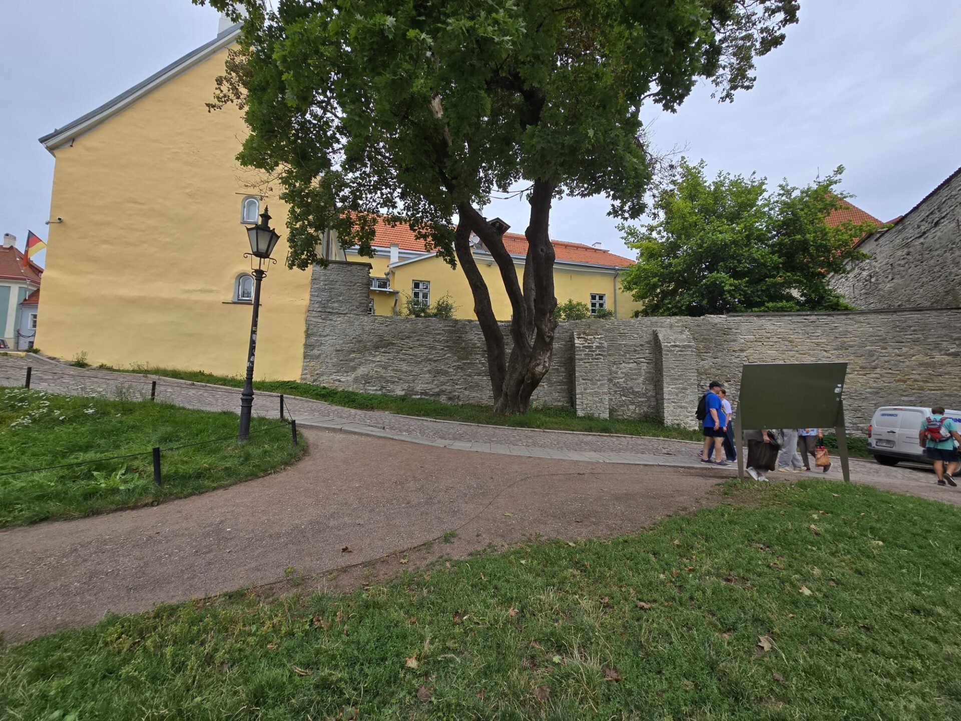 Alt text: Geopolymer injection for historic perimeter wall stabilization in Tallinn